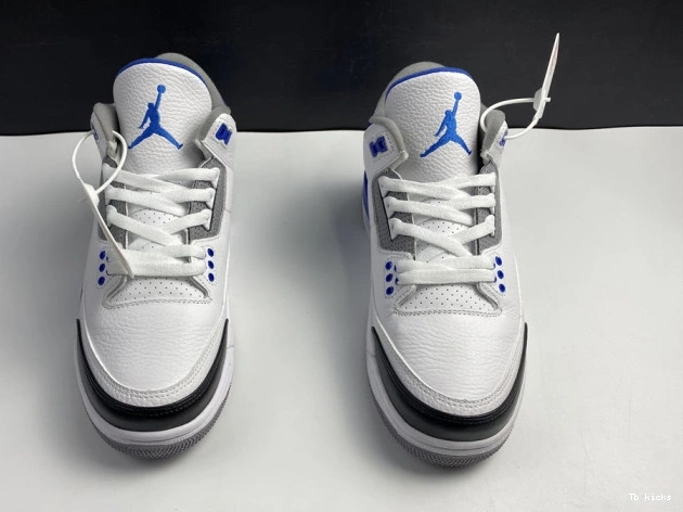 Reps TBK White CT8532-040 Blue Air Jordan 3 Retro 0721